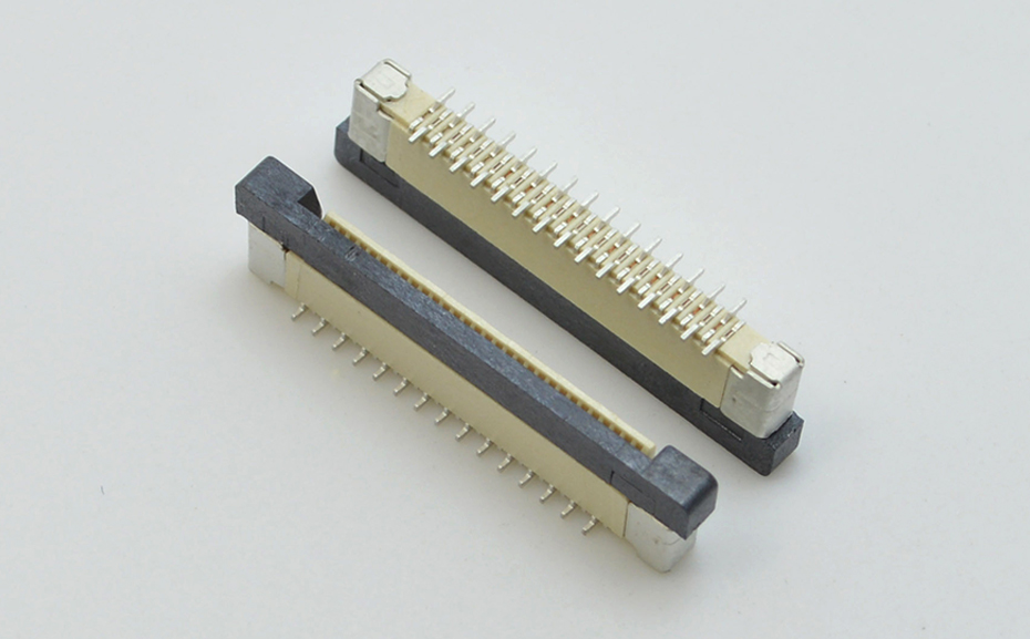 0.5mm-16P/18/20/22/24/25/30Pin针反脚立贴带锁 交叉错位拉锁,91免费看视频