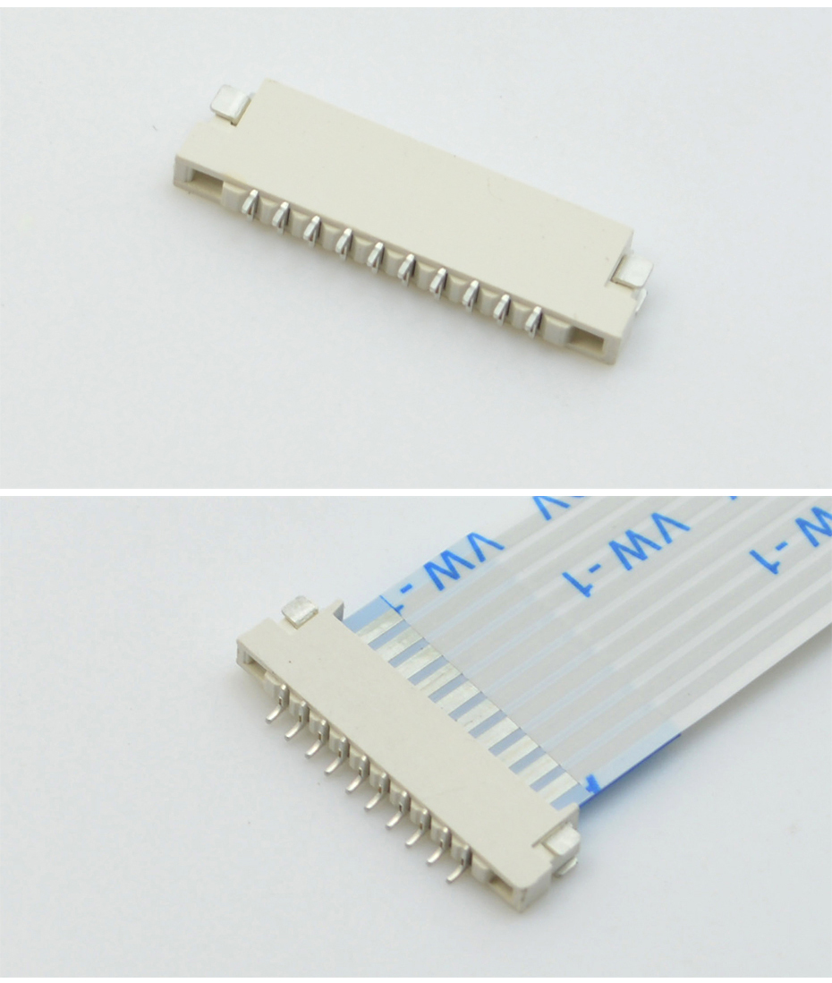 FPC/FFC扁平电缆接插件 软排线连接器1.0MM 4-8P H1.5mm厚 双面接,91免费看视频